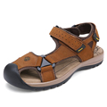 Super Quality Original Brand Men Sandals Nubuck Genuine Leather Beach Sandals Summer Style Outdoor Men Shoes