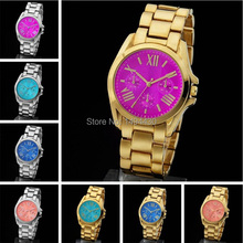 Venta caliente nueva moda Kors mujeres del reloj Luxury Brand aleación relojes de cuarzo digitales hombres mujeres hombres diamante calendario reloj 1MK2