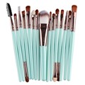 15 Pcs Pro Cosmetic Makeup Brush Foundation Eyeshadow Eyeliner Lip Brand Make Up Eye Brushes Pincel