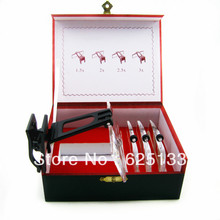 4 unids/set caja de regalo 1.5X / 2X / 2.5X / 3X / lentes lupa Clip on lente para apoyo gafas Hobbyhorse sida Vision 8510