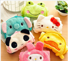 New 2014 Character Hanging Towel Cute Animals Baby Hand Towel Cartoon Toalha De Banho Hanging Bath