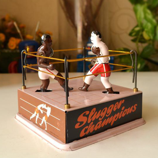 toy boxers in ring