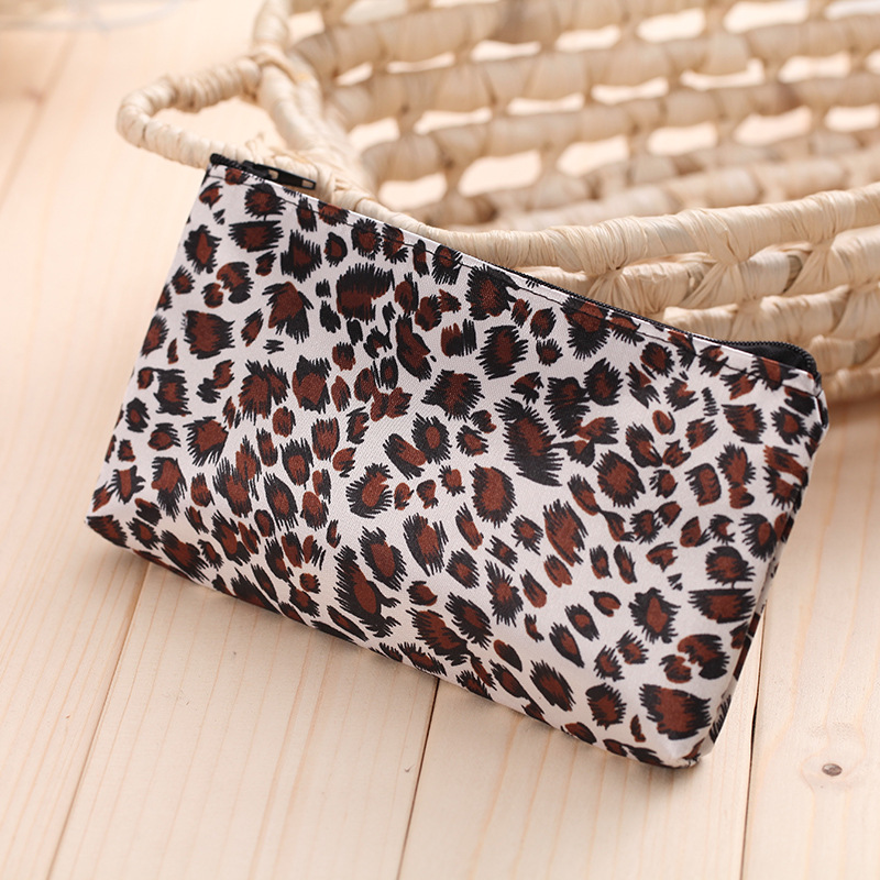 2015 новых корейских мода леопарда косметичка оптовая продажа женщины кошелек smb011