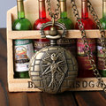 Old Antique Bronze The Nightmare Before Christmas Design Pocket Watch With Necklace Chain Free Shipping