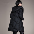 Plus Size 4XL 5XL Winter Coats Women 2016 Hooded Medium Long Womens Down Jackets Oversized Thick