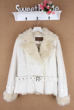 The Japanese lady Dan Yubo winter new with cashmere suede coat L12 all-match.