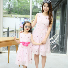 Family Matching Outfits,mother daughter dresses.Family Fitted,baby dress,women dress,Family look,Rose,family girl clothes