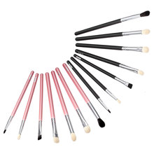 New Wholesale 7pcs Set Makeup Brush Sets Eyeshadow Beauty Comestic Brushes Tools Kit 2 Color To