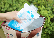 5pcs lot 400ML High Quality Gel Ice Pack Cooler Bags For Food Storage Picnic Sport Ice