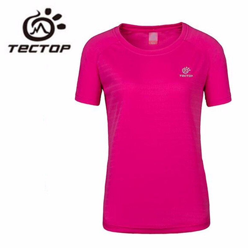 TECTOP Brand New Summer Outdoor Men Women Quick-drying Shirts Sports Camping Hiking Sportswear Short Sleeve Casual Shirts