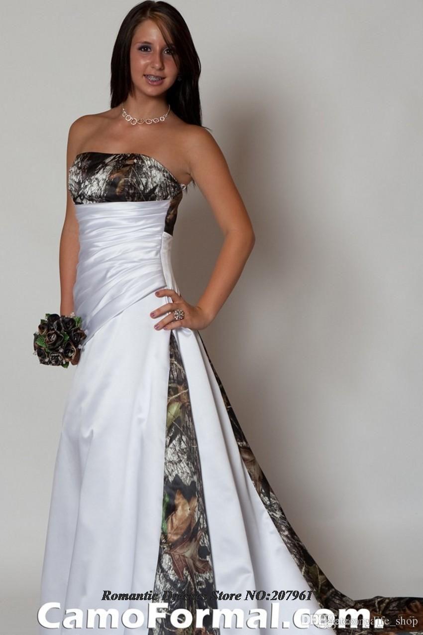 Camo wedding dress magazines