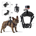 Dog Harness Chest Mount for Gopro hero 3 4 Go pro camcorder Hound Pets Chest strap