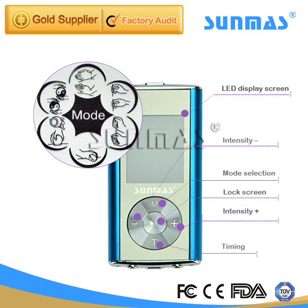 Sunmas SM9128 Electronic muscle stimulator mini personal electric massager