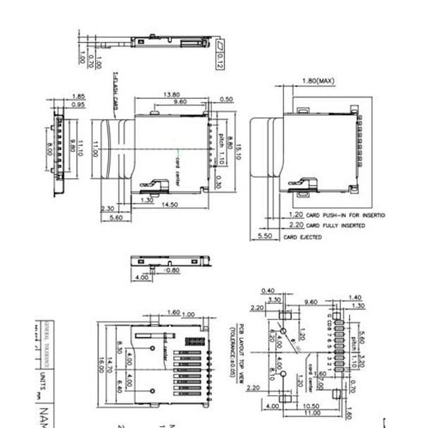 Sd карта размеры