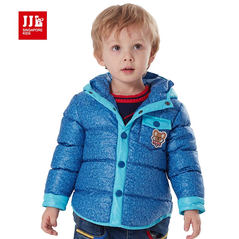 2015 baby winter coat cotton-padded jacket infant warm hooded outerwear clothes thicking wadded jacket children's clothing