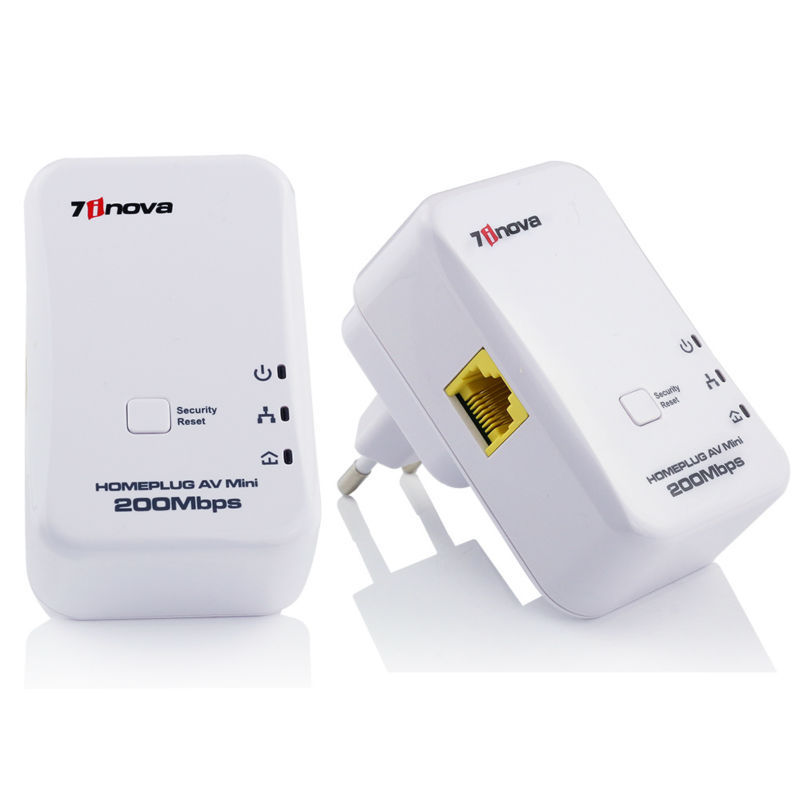 Купить 2015 200mbps powerline homeplug av адаптер kit ethernet сети ...