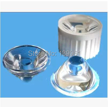 50 unids x 90 grados secundaria lentes ópticas para 1 W 3 W 5 W alta potencia