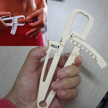 3pcs Free Shipping Body Fat Measurer Measure Tester Fat Calipers Health Weight Loss Fitness bbE9