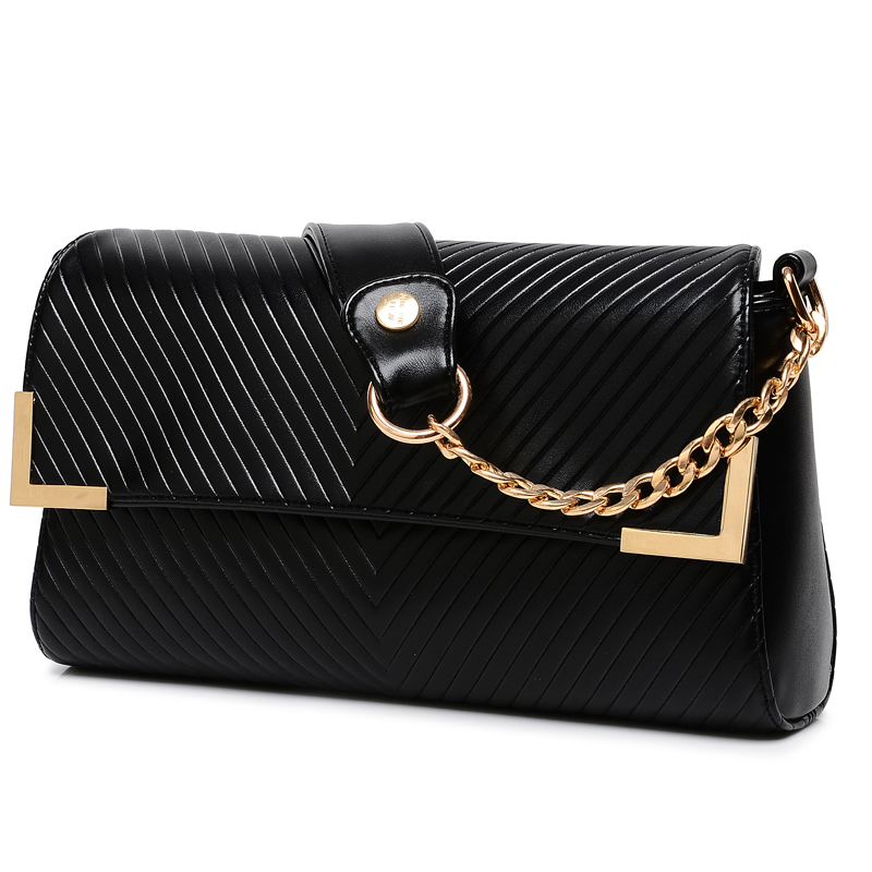 2016 new European and American V Herringbone metal corners chain clutch women shoulder bag messenger bags