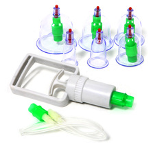 Home health New Chinese Medical 6 cups Body Cupping Set 4 Magnets Point Home Device free