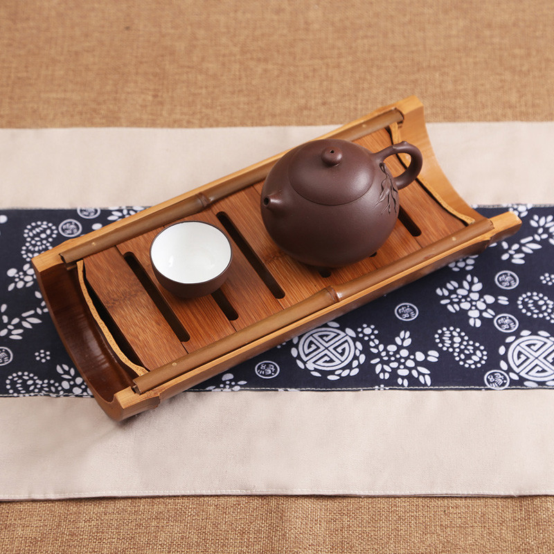27*12*5cm bamboo chinese kung fu tea tray Stored w...
