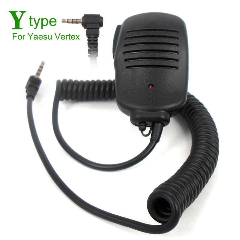 Mini Handheld PPT Speaker MIC Radio For Yaesu Speaker Mic for Walkie Talkie