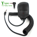 Mini Handheld PPT Speaker MIC Radio For Yaesu Speaker Mic for Walkie Talkie
