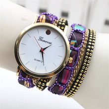 Hot Fashion Popular Printed Leather Strap Bracelet Jewelry Quartz Watch Women Dress Watches Relogio Feminino Wristwatch