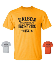 BALBOA BOXer CLUB ROCKY Movie Philly Retro Set Gym Men’s Tee Shirt Custom Summer Top Man Men T Shirts Plus Euro Size S-3XL