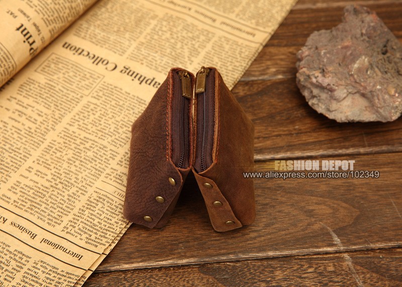 Genuine Leather Coin wallet purse 1016# (14)