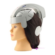 Humanized Design Electric Head Massager Brain Massage Relax Easy Acupuncture Points Fashion Gray Health Care Home