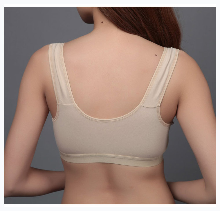 Description Picture 6 of itemWireless Cotton Bras for Women Lingerie Front Close Bralette Leisure Comfortble Underwear Big bust 44 42 40 38 36 34 B C D C3-
