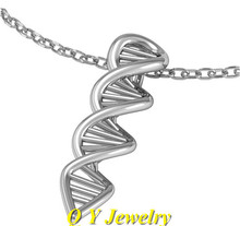 1Pcs Science Fine Jewelry Boho Chic Biology DNA Pendant Necklace Colar CC Molecule Necklaces Ladies Fashion Neclaces For Women
