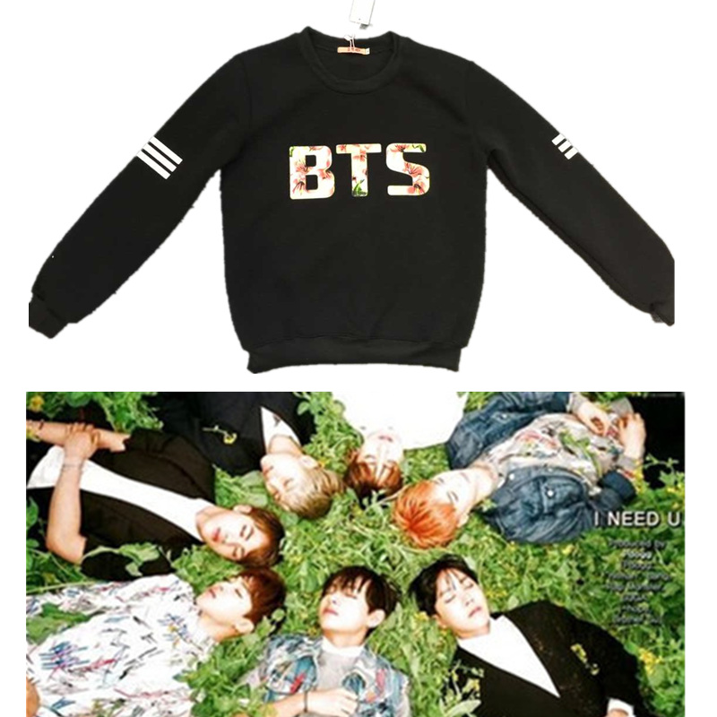 bts printed sweatshirt