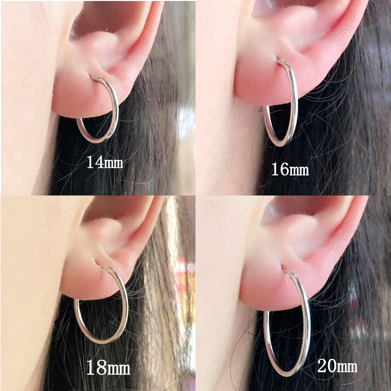 dier Antagonisme Actuator 1pairs 1.2mm Thin 925 Sterling Silver Unisex Earrings Open Tiny Small  Earrings Ear Helix Cartilage Nose Piercing Body Jewelry - AliExpress  Jewelry & Accessories