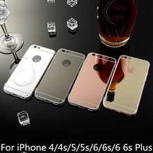 Top Quality Mirror Soft Clear Cases For Apple iphone 6 6S 4 7 inch 6 6s