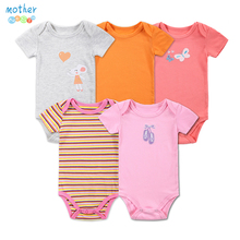 Baby Rompers 0-12Months barboteuse Short-Sleeved Baby Infant Recien Nacido Baby Girl Rompers Jumpsuits Clothing Newborn Clothes