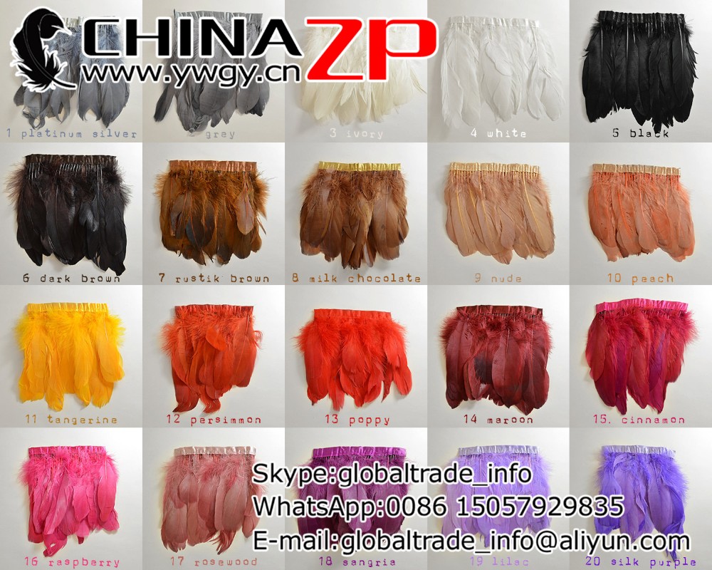 1 Pack - OVER 40 COLORS - Vogue goose Feathers - Goose Nagorie - Spectacular quality - over 40 to choose from2