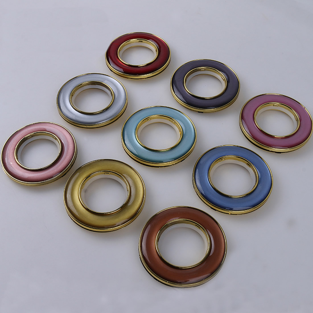 Window Treatments Hardware Lots 40pcs Plastic Round Window