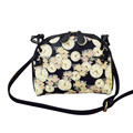 New Fashion Shoulder Bag Women Printing Shoulder Bag Leather Purse Satchel Messenger Bag Super Deal Messenger