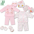 18pcs set 100 cotton newborn baby clothing gift sets infants cute cartoon suit Spring Summer baby