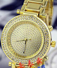 Las mejores marcas de lujo del cuarzo mira los relojes Reloj de hombre vestido de dama de rosa oro de ginebra relojes deportes Reloj Mujer Relogio Masculino K