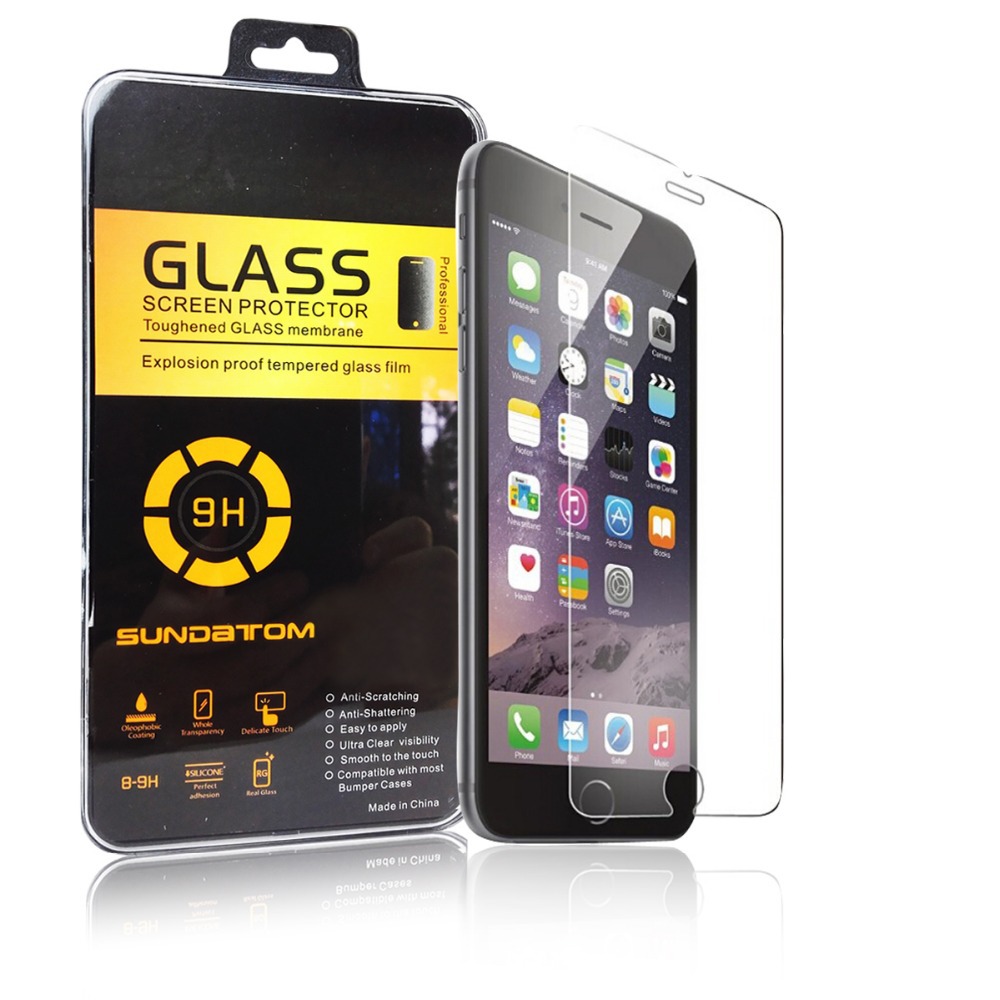 Sundatom Ultra thin 0 2mm premium Tempered Glass screen protector for iPhone 6 6S Plus 6Plus