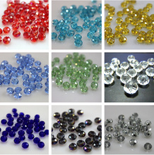 U Pick 12 Colors 4*6mm 50pcs Rondelle Austria faceted Crystal Glass Beads Loose Spacer Round Beads for Jewelry Making