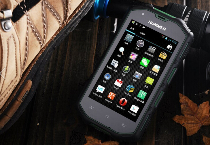 2014 Hummer H5 3G Smartphone 4 0 Capacitive Screen IP68 Waterproof Shockproof Dustproof 512M RAM 4G