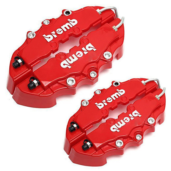 Red color! Brembo Brake Caliper Car Front+ Rear 3D Disc Cover 4pcs/lot
