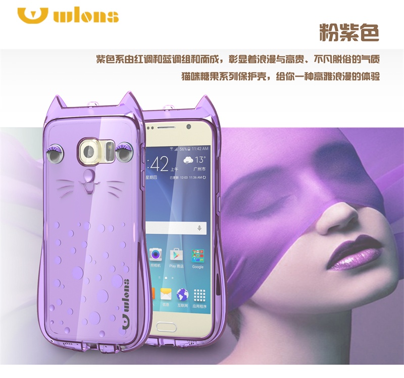 ... Cat Goddess Style Flip Back Case Tpu <b>Soft Cover</b> for Samsung Galaxy s6 - 1pcs-New-Cute-Cat-Goddess-Style-Flip-Back-Case-Tpu-Soft-Cover-for-Samsung-Galaxy-s6