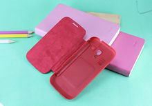 Original Flip Leather case Back Cover Battery Housing Shell Holster For Samsung Galaxy Ace 2 Ace2
