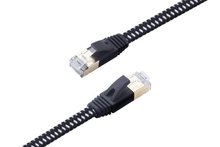 2016 new product 0.5m 1m 1.5m,2m 3m,5m 10m15m 20m CAT7 RJ45 Patch flat Ethernet LAN Network Cable For Router Switch gold plated