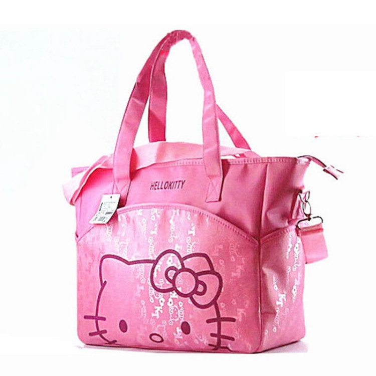 Canvas Baby Diaper Bag For Mom Mummy Mother Hello Kitty Maternity Nappy Bags High Qaulity Thermal Insulation Stroller Bag (1)